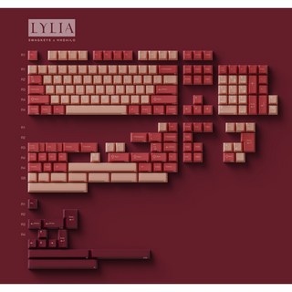 스웨그키 LYLIA PBT 이중사출 기계식 키보드 키캡 세트 상품 이미지