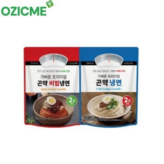 (오직미)면삶지않고 바로먹는 즉석 대신곤약냉면 10개(물/비빔 선택), 곤약비빔냉면 10개, 230g, 10개