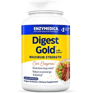 Enzymedica 다이제스트 골드 AT프로 캡슐, 240정, 1개