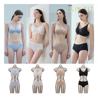 [비비안 슬림핏] 25NEW 냉감 퓨징 브라팬티 4세트