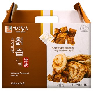 건강중심 국산 칡즙 진액 100ml 60포, 6L, 1개