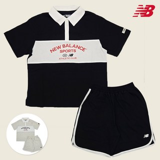 뉴발란스 키즈 유아 아동용 셋업 카라 배색 상하의세트