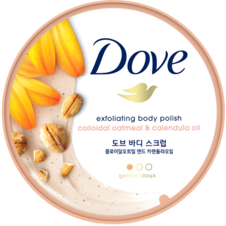 도브 콜로이달오트밀 앤드 카렌듈라오일 바디스크럽, 298g, 1개