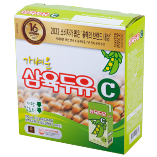 가벼운 삼육두유 저당 저칼로리 C, 48개, 190ml