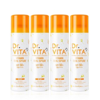 데이셀 닥터비타 비타민 선스프레이 SPF50+ PA++++, 4개, 150ml