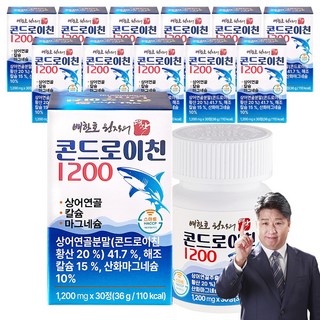 배한호 원장의 명작 콘드로이친 1200, 12개, 30정