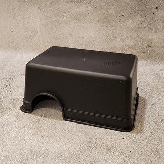 블랙 도마뱀 은신처 레오파드 크레스티드게코, 1개