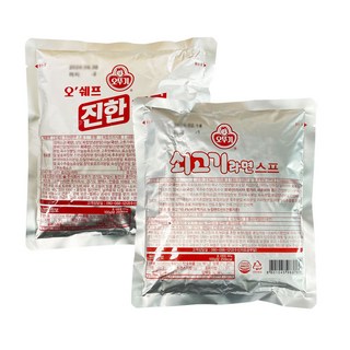 오뚜기 진한라면 스프+쇠고기 라면스프, 285g, 2개