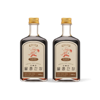 국산 수제 저염 명품 맛간장 청담 달콩간장 300ml 2개