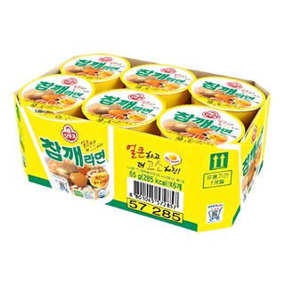 오뚜기 참깨라면 컵 65g, 12개