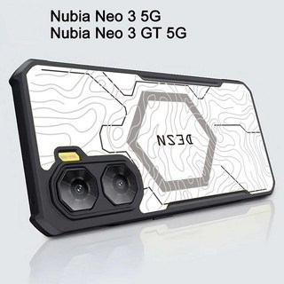 ZTE 누비아 네오 3 GT 케이스를 위한 고급스러운 전화 케이싱 네오 2 네오 3 5G NO.6를 위한 명확한 아크릴 떨어짐 예방 매우 네네네네오 3 5G NO.1
