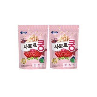 베베쿡 사르르쿵 딸기맛 23g 2개