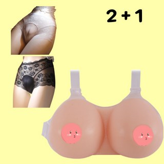 여장남자 인조가슴 보정속옷 CD 변장 팬티 가짜 실리콘 하의 코스튬 섹시 코스프레 유방
