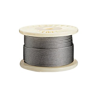 스텐 와이어 로프 0.8mm 1mm 1.2mm 1.5mm 1.6mm 2mm 2.5mm 3mm 4mm 5mm 6mm 8mm 100M 200M 서스 SUS304 스텐레스 와이어줄, 1개, 스텐와이어로프 0.8mm 7x7 100M