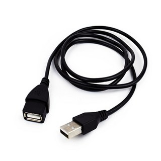 USB 연장 케이블 노트북 모습