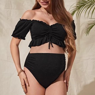 임산부수영복 만삭 수영복 오프숄더 빅사이즈 산모 임부 비키니 비치웨어 호캉스 태교여행