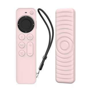 아이노비아 애플티비 Siri 리모컨 실리콘 케이스 핑크, 리모트 핑크, 1개