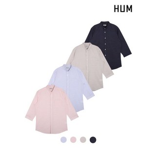 HUM 남 7부 PC 슬림 셔츠 FHOMCSS141P