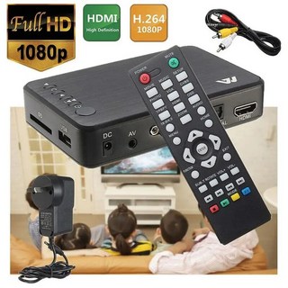 자동 재생 TV 박스 USB 외장 HDD 미디어 플레이어 Vga Sd 멀티미디어 플레이어 미디어 풀 HD 미니 HD Vga AV 출력 1080p, 없음