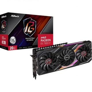ASRock AMD 라데온 RX 7900 XTX 팬텀 게이밍 24GB OC GDDR6 그래픽 카드