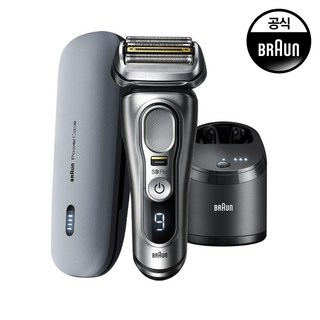 [BRAUN] 브라운 전기면도기 시리즈9 PRO 9477cc+PC Silver, 9477cc PC [9N77]