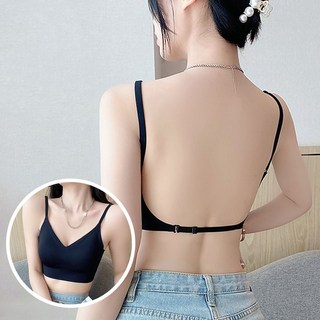 파인옷 백리스 뒷태노출 심리스브라 브래지어 로우컷 햄라인 패션 기능성브 gao*4599Rb