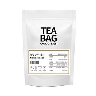 굿라이프365 옥수수 속대 차 삼각 티백 100개입, 2g 티백 100개 굿라이프365 옥수수 속대 차 삼각 티백 100개입, 2g 티백 100개