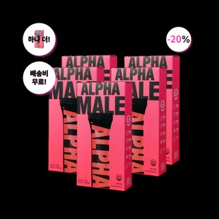 알파메일 커플부스터 20ml x 14포 아르기닌6000mg 야관문2000mg 남가새2000mg 블랙마카 아연 남성호르몬 정력, 84개, 20g