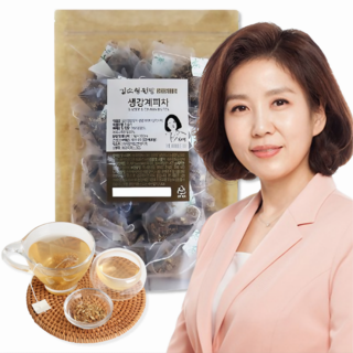 서우 김소형원방 국내산 생강계피차 100% 원물 티백, 1.5g, 1개, 100개입