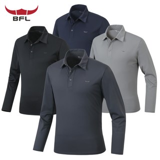 버팔로 남자 쿨링 등산티 등산복상의 아웃도어 집업티 기능성 긴팔 티셔츠 BFL