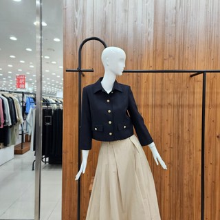 지컷 플랩 포켓 크롭트 카라 자켓7213310301 1285231