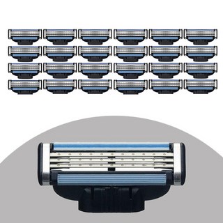 질레트 마하3 호환대체용 면도날 / 3중 터보 호환대체용 면도날, 6개, 4개입