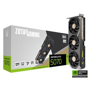 HIT ZOTAC GAMING 지포스 RTX 5070 SOLID OC D7 12GB