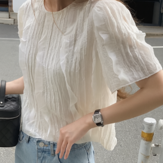 엣지룸 쉬폰 여름 블라우스·고급 소재·편안 착용감·스타일링 다양