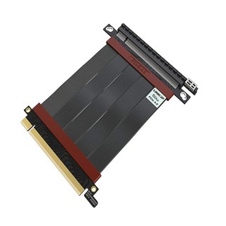 LINKUP Ultra PCIe 4.0 X16 라이저 케이블 RTX4090 RX6950XT x570 Z690 테스트 완료 차폐 게이밍 PCI Express Gen4 리버스 PCIE, 10cm, (Ultra4) 스트레이트, 직각 [25cm]----