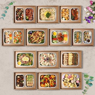 케이터링 박스 생일 돌 웨딩 칠순 잔치 홈파티 뷔페 음식 쇼핑몰 퀵 배달 서비스 10인~17인, 3.5mg, 1세트, 케이터링박스, 15-17인