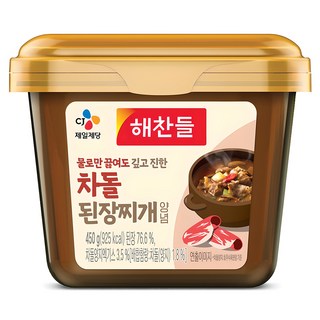 해찬들 물로만 끓여도 깊고 진한 차돌 된장찌개 양념, 450g, 1개