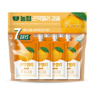 [농협식품] 농협 곤약젤리 감귤 150gx7, 150g, 7개