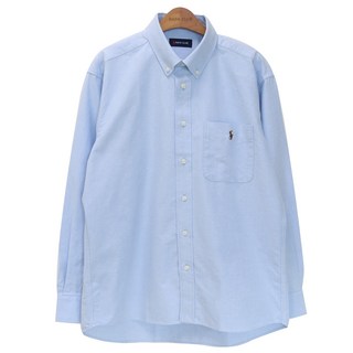 라파클럽 남녀공용 옥스포드 포켓 긴팔 세미 오버핏 남방 셔츠