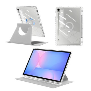 DANYCASE 아크릴 회전 자성 흡착 분리 가능 태블릿 커버