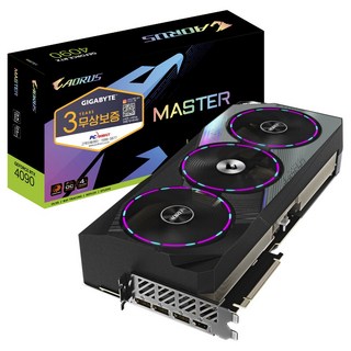 GIGABYTE AORUS Master 지포스 RTX 4090 D6X 24GB 피씨디렉트