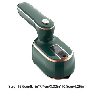 미니 의류 스티머 휴대용 접이식 핸드 스팀 다리미 가정용 여행용 옷 다림질 습식 건식 기계, Green, 미국