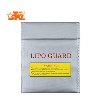 리포가드 소 184x224mm 기내용 보조배터리 안전 보관 파우치 | 화재 방지 내열 가방 | 배터리 항공기 기내 반입 안전보관함 RC 드론 헬리캠 카메라 배터리보관, 1개, 그레이