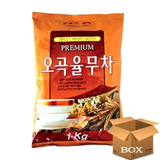대호 오곡 율무차 1kg x 12봉 자판기용 곡물라 라떼, 1개입, 12개