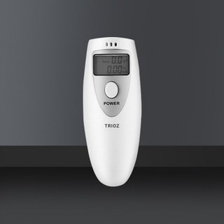 트리오즈 미니 음주측정기 음주 단속기 알콜농도 측정기, 화이트, 1개