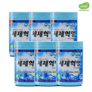 세제혁명 프리미엄 멀티 용도 세제 700g, 6개 묶음 하나로싹만능클리너 세제혁명 프리미엄 멀티 용도 세제 700g, 6개 묶음 하나로싹만능클리너