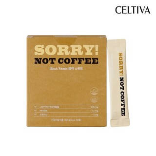 SORRY! NOT COFFEE 쏘리낫커피 블랙스위트, 1개, 2g, 30포