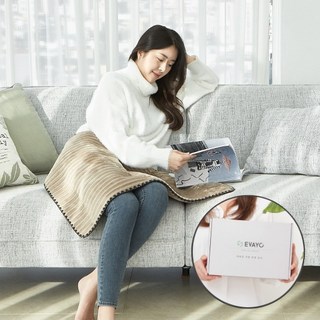 이바요 미니 전기담요 사용 모습
