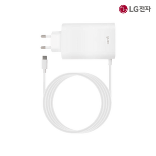 LG 정품 15ZB90R-G.AS7GL 14T30S-E.A710ML 17ZB90Q-G.AS5KL 노트북 어댑터 C-TYPE 일체형 화이트, 1개, EAY65895811