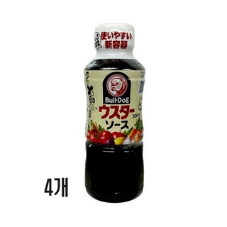 불독 우스타 소스 300ml, 4개